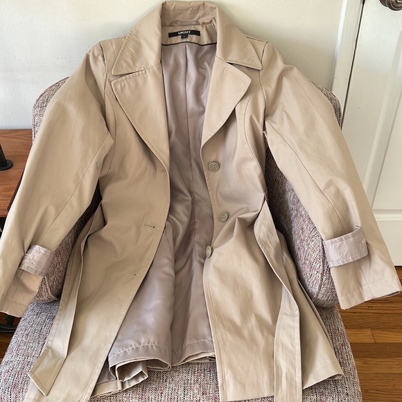 DKNY trench coat large - Picture 6 of 9